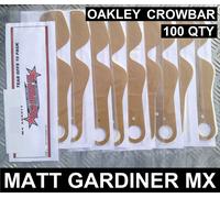 100 Qty Tear Offs per Oakley Crowbar Motocross Occhiali