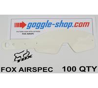 100 Quantità Goggle-Shop Motocross Strappabili Per Fox Airspace Occhiali Pinne
