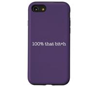 100% quel bit-h FunnyCensored Bitch Friend Meme Custodia per iPhone SE (2020) / 7/8