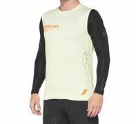 Maglia MTB 100% R-CORE CONCEPT yellow maniche corte - Taglia: L