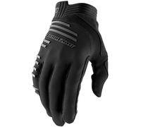 100% R-Core Guanti da bicicletta, nero, Taglia S