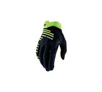 100 r core guanti lunghi nero lime