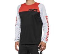 100% R-Core Long Sleeve Jersey 2022 Black / Racer Red L
