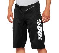 100% R-Core Pantaloncini da bicicletta, nero, taglia 32 per maschi