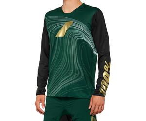 100% R-Core X LE Maglia da bicicletta, verde, taglia S per maschi