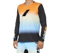 100% Maglia da bicicletta R-Core X LE Multicolore Sunset (Arancione/Blu) Taglia M Maschile