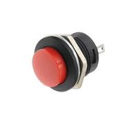 100 R13-507 normalmente aperto interruttore a pulsante con cappuccio rotondo rosso, nero, bianco, giallo, verde, blu AC 6A/125V 3A/250V(Red)