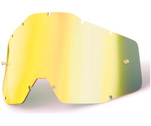 100% Race / Accuri / Strata Mirrored Obiettivo sostitutivo, oro per maschi