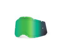 100% Racecraft 2 / Accuri 2 / Strata 2 Dual Pane Vented Lens - Green Mirror