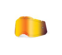 100% Racecraft 2 / Accuri 2 / Strata 2 Dual Pane Vented Lens - Red Mirror