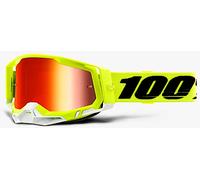 100% Racecraft II Essential Occhiali da motocross, giallo