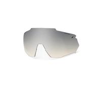 100% Racetrap 3.0 Replacement Lens - Low-light Yellow Silver Mirror