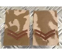 100 Rango Spalline Militare Inglese Old Motivo Mimetico Deserto Caporale A V 100