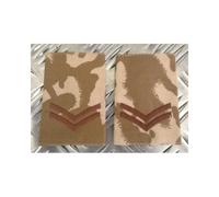100 Rank Slides British Old Pattern Desert Camo Chevron Corporal 100 Pr