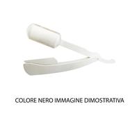 100 rasoi SHAVE ONE Rasoio Professionale Bilama Monous Lama Intera NERO barbiere