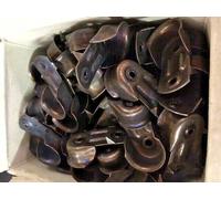 100 Reggitubo a poltroncina laterale ø 18 ferro lunghezza 47 mm Supporti tubi