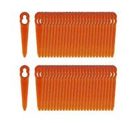 100 replacement plastic blades, compatible with STIHL Polycut 2-2 Polycut 3-2 FSA 45 FSA 57 FSE 52 grass trimmer, SWIFT 40V grass trimmer Edition