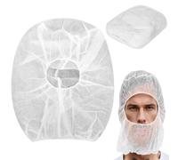 100 retine usa e getta per barba e capelli, in tessuto non tessuto traspirante, con fascia elastica, cappucci universali per servizi di ristorazione, saloni di bellezza, laboratori e uso domestico