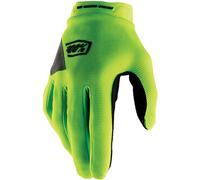 100% Ridecamp Guanti da bicicletta da donna, nero/neon, Taglia XL