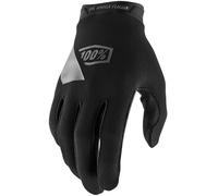 100% Ridecamp Guanti da bicicletta, nero, Taglia S