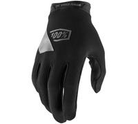 100% Guanti da bicicletta Ridecamp Cross Bambino Neri Taglia M