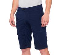 100% Ridecamp Pantaloncini da bicicletta, blu scuro, Taglia 34