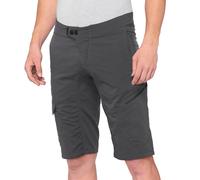 100% Ridecamp Shorts 2022 Charcoal 34"
