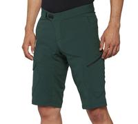 100% Ridecamp Shorts 2022 Forest Green 34"