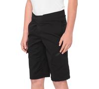 100% Ridecamp Youth Shorts 2022 Black 22"