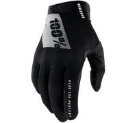 100% Ridefit Guanti da bicicletta, nero, Taglia M