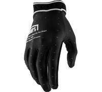 100% Ridefit Guanti da bicicletta, nero, Taglia M
