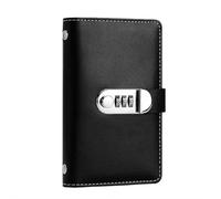 100 rilegatura Envelope Challenge Binder,Locking Bank Bag Purse, Money Saving Challenge Budget Binder with Cash Envelopes,Savings Challenging Book, Easy to Successfully Reach Your Savings Goals (Black