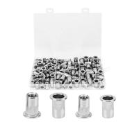 100 Rivetti Filettati Acciaio Inossidabile M6 M8 Dadi Filettati a Testa Piatta