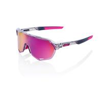 100percent S2 Sunglasses Grigio Purple Multilayer Mirror Lens/CAT3 Polished Translucent Grey