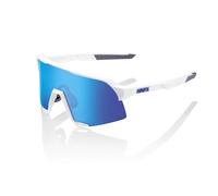100percent S3 Sunglasses Bianco Hiper Blue Multilayer Mirror Lens/CAT3
