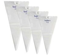 100 Sac à poche tasca da pasticcere antiscivolo trasparenti Bakery