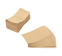 100 sacchetti di carta kraft marrone in miniatura per regali per feste sacchetti di stoccaggio monete eleganti piccoli oggetti busta per bomboniere di nozze
