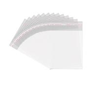 100 sacchetti di cellophane trasparenti richiudibili, 34,6 x 40,6 cm, per abbigliamento, opere d'arte, documenti, feste, confezioni regalo