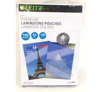 100 SACCHETTI DI PLASTICA A CALDO LEITZ 100 MICRON A4/A3