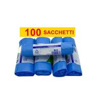 100 Sacchetti ECOFOR per la raccolta differenziata 70x110cm BLU,,
