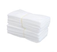 100 sacchetti in tessuto non tessuto a bocca piatta per vivai da giardino con design a bordo piegato per sostenere una crescita sana delle radici (24 x 27 cm pieghevoli)