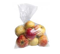100 SACCHETTI PER FRUTTA ORTOFRUTTA - BUSTE 25x45 TRASPARENTI LDPE PER ALIMENTI CON 4 FORI, IDEALI PER CONSERVAZIONE FRUTTA/VERDURE