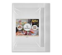 100 Sacchetti Sottovuoto Alimenti con Ricettario 50 pz 15x25cm, 50 pz 20x30 cm per Sous Vide in Ebook - Sacchetti Sottovuoto per Alimenti Goffrate - Buste Sottovuoto Alimenti Bpa Free