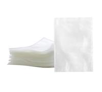 100 sacchetti trasparenti per sottovuoto, in nylon e polietilene di grado commerciale, sacchetti per alimenti, per sigillare un pasto, NutriChef, senza BPA, ideali per la conservazione sottovuoto, la