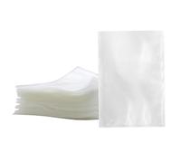 100 sacchetti trasparenti per sottovuoto, in nylon e polietilene di grado commerciale, sacchetti per alimenti, per sigillare un pasto, NutriChef, senza BPA, ideali per la conservazione sottovuoto, la