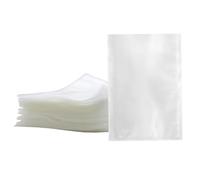 100 sacchetti trasparenti per sottovuoto, in nylon e polietilene di grado commerciale, sacchetti per alimenti, per sigillare un pasto, NutriChef, senza BPA, ideali per la conservazione sottovuoto, la