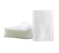 100 sacchetti trasparenti per sottovuoto, in nylon e polietilene di grado commerciale, sacchetti per alimenti, per sigillare un pasto, NutriChef, senza BPA, ideali per la conservazione sottovuoto, la