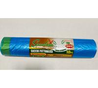 100 SACCHI CON LACCI RACCOLTA DIFFERENZIATA ANTIGOCCIA SACCHETTI 70X110 SPAZZATU