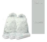 100 Sacchi Differenziata Buste Immondizia 70x110 TRASPARENTI - Spazzatura