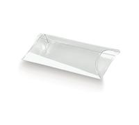 100 scatole bomboniere trasparenti pvc 6x4 cm FCA-PVC1-100